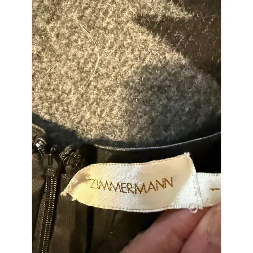 Zimmermann Leather Dress size 1/M - Picture 7 of 12